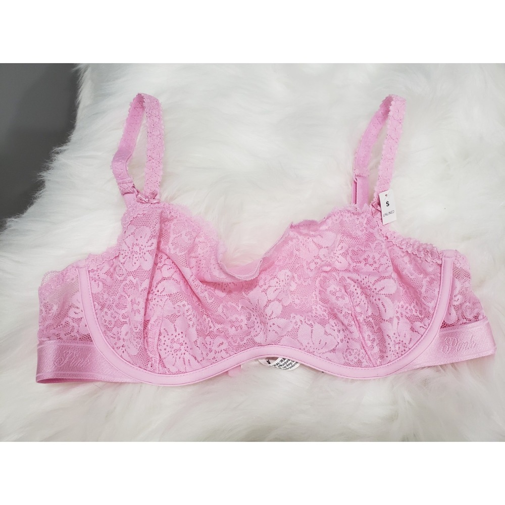 NEW SMALL VICTORIAS SECRET DREAM ANGELS WICKED UNLINED PUSH-UP BALCONET BRA